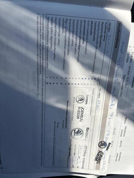 Skoda Yeti vaihtoauto