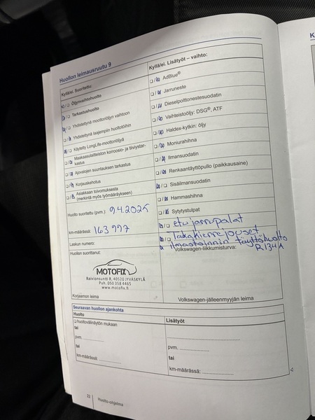 Volkswagen Passat vaihtoauto