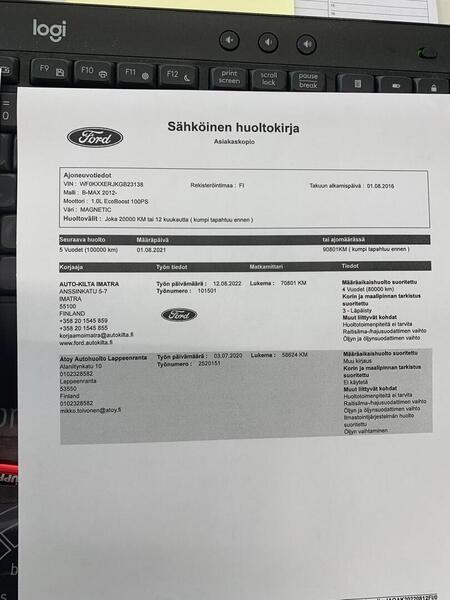 Ford B-Max vaihtoauto