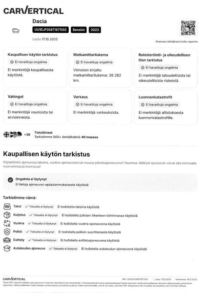 Dacia Jogger vaihtoauto