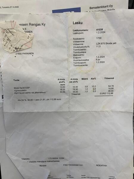 Skoda Yeti vaihtoauto