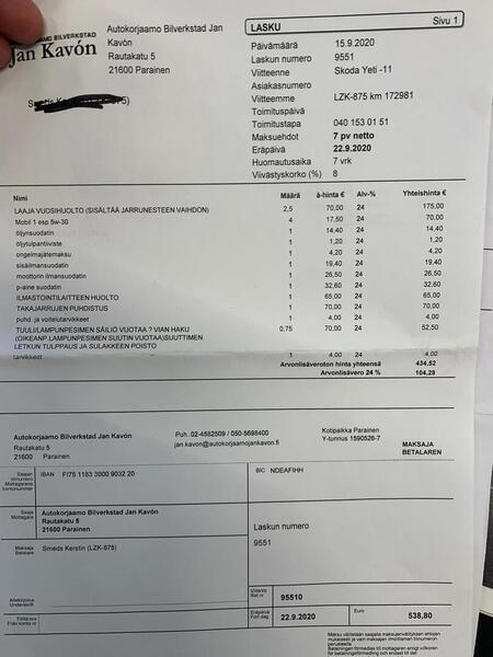 Skoda Yeti vaihtoauto