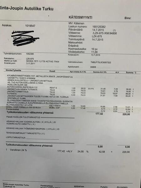 Skoda Yeti vaihtoauto