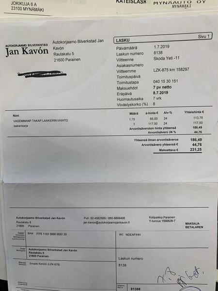 Skoda Yeti vaihtoauto