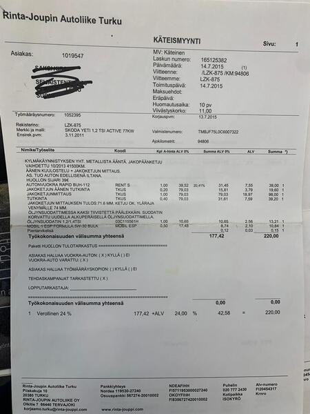 Skoda Yeti vaihtoauto