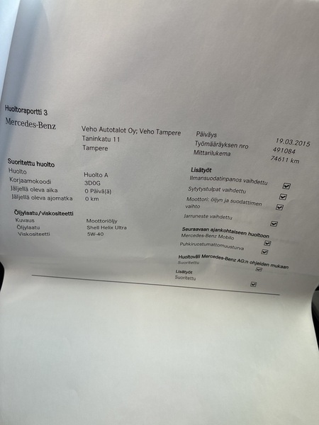 Mercedes-Benz C vaihtoauto