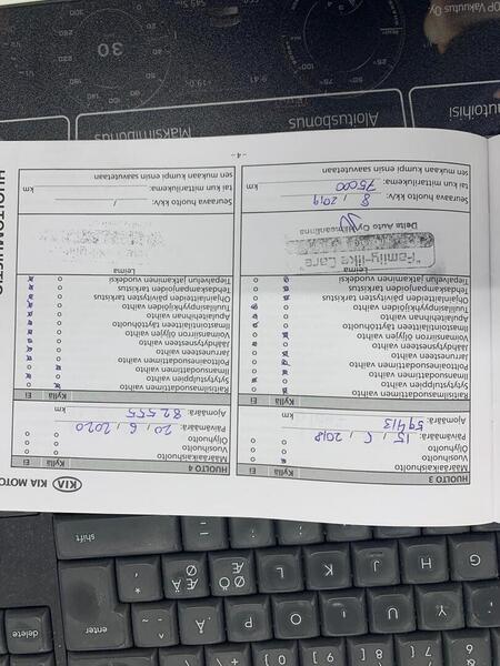 Kia Carens vaihtoauto