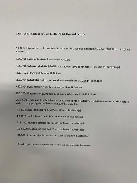 SEAT Leon ST vaihtoauto