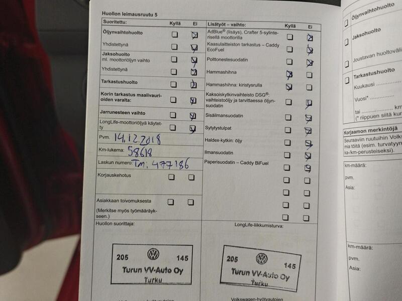 Volkswagen Caddy vaihtoauto