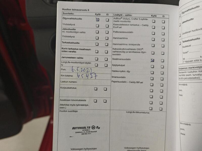 Volkswagen Caddy vaihtoauto