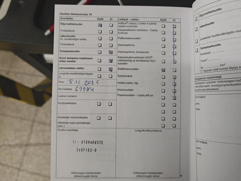 Volkswagen Caddy vaihtoauto