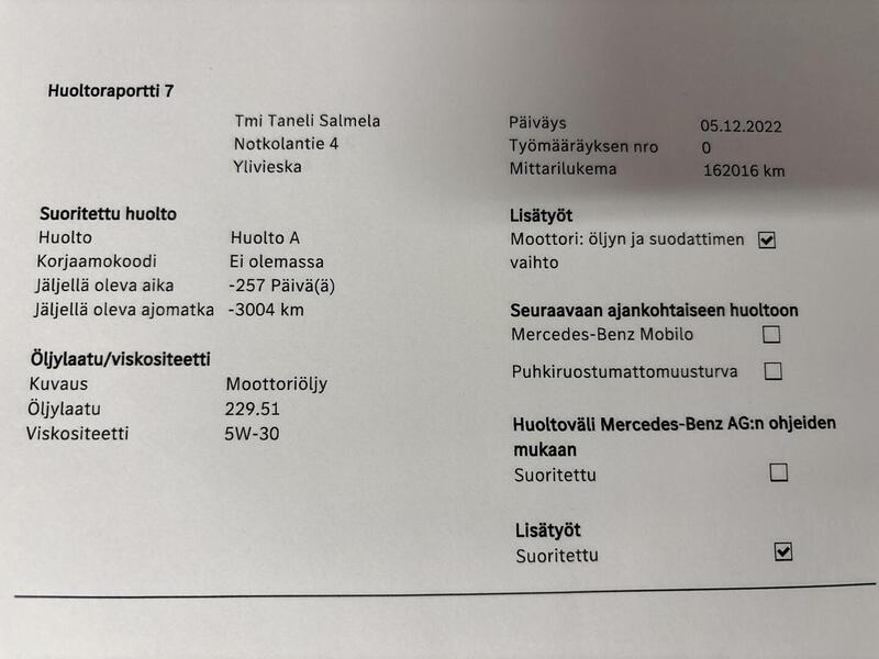 Mercedes-Benz C vaihtoauto