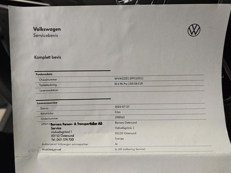 Volkswagen ID.3 vaihtoauto