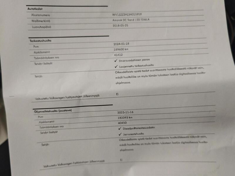 Volkswagen Amarok vaihtoauto