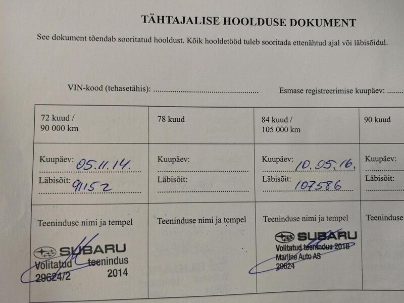 Subaru Outback vaihtoauto