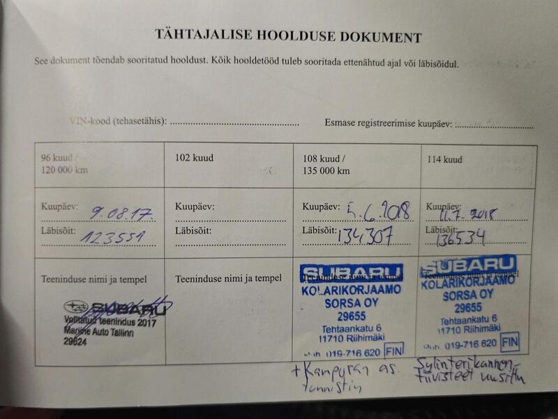 Subaru Outback vaihtoauto