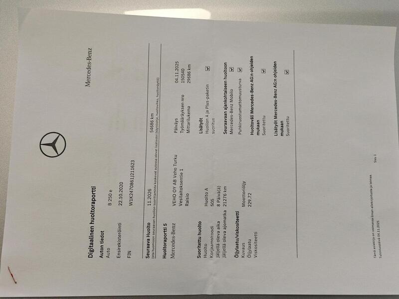 Mercedes-Benz B vaihtoauto