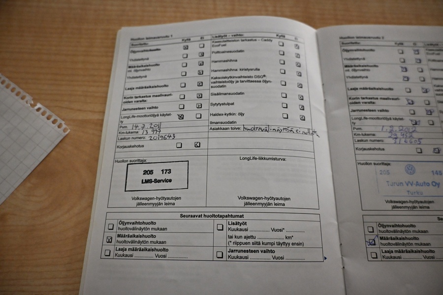 Volkswagen Caddy vaihtoauto