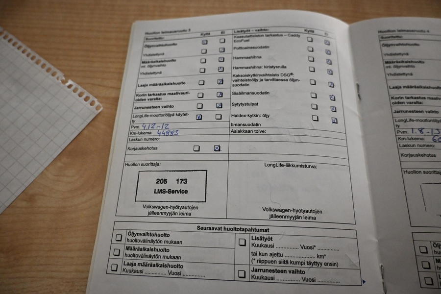 Volkswagen Caddy vaihtoauto