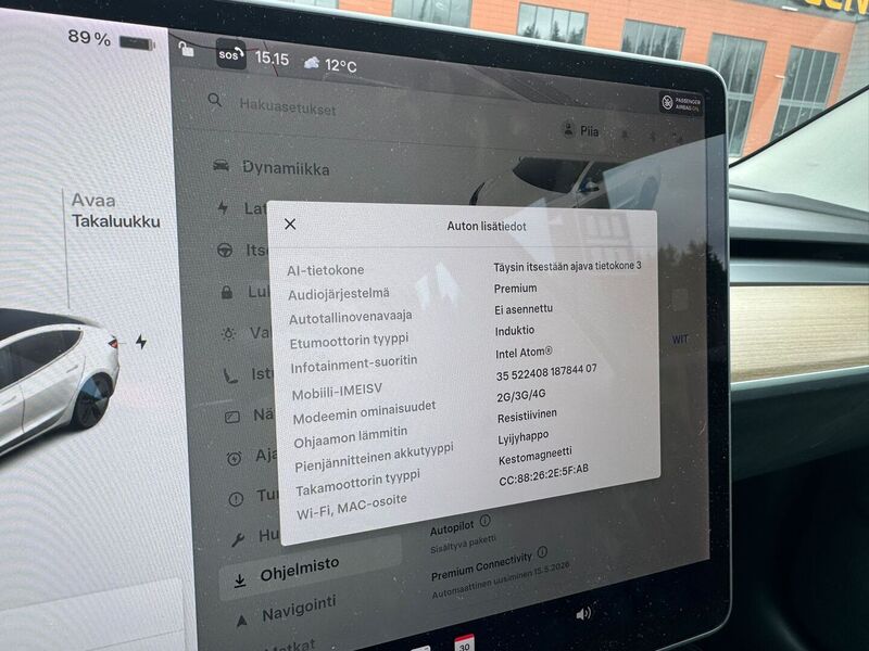 Tesla Model 3 vaihtoauto