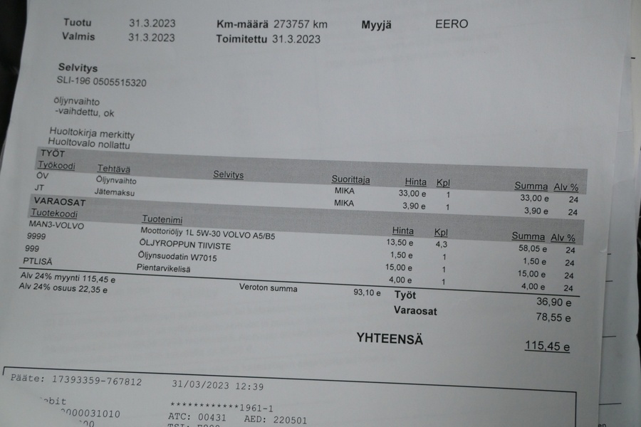 Volvo S40 vaihtoauto