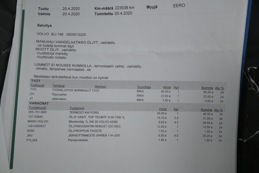 Volvo S40 vaihtoauto