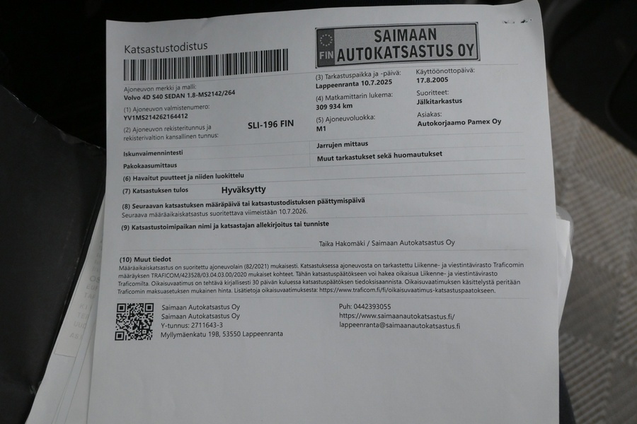 Volvo S40 vaihtoauto