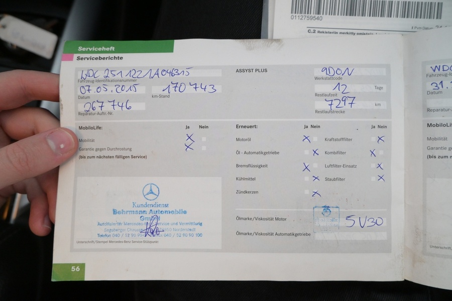 Mercedes-Benz R vaihtoauto