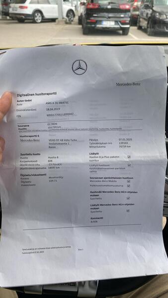 Mercedes-Benz A vaihtoauto