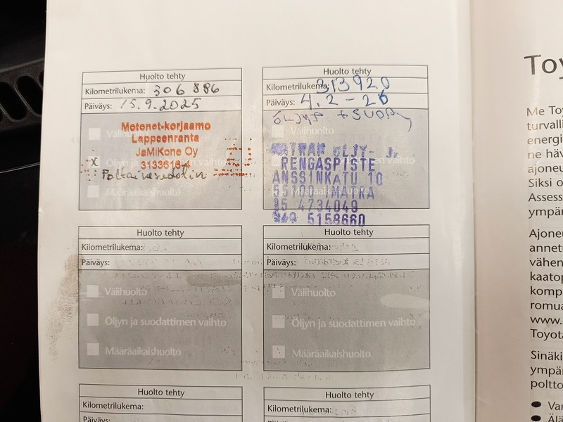 Toyota Corolla vaihtoauto