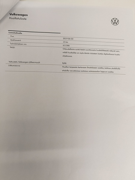 Volkswagen Golf vaihtoauto