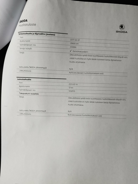 Skoda Octavia vaihtoauto