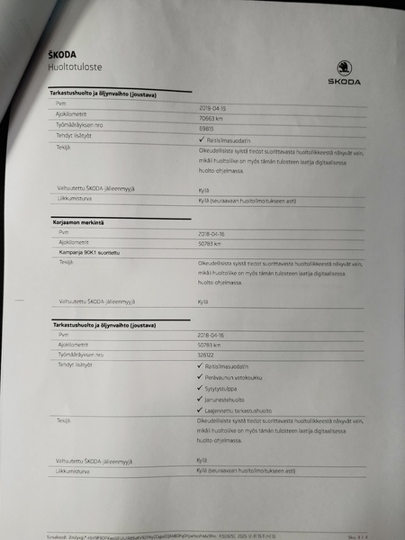 Skoda Octavia vaihtoauto