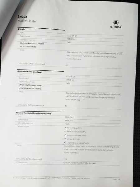 Skoda Octavia vaihtoauto