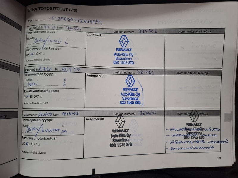 Renault Kadjar vaihtoauto