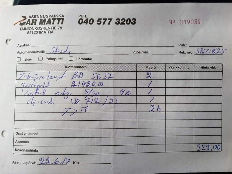 Skoda Octavia vaihtoauto