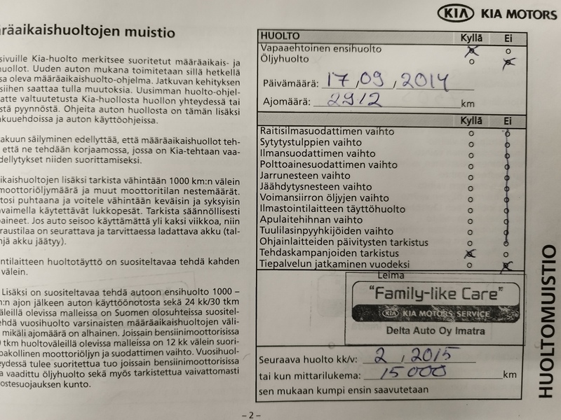 Kia Rio vaihtoauto