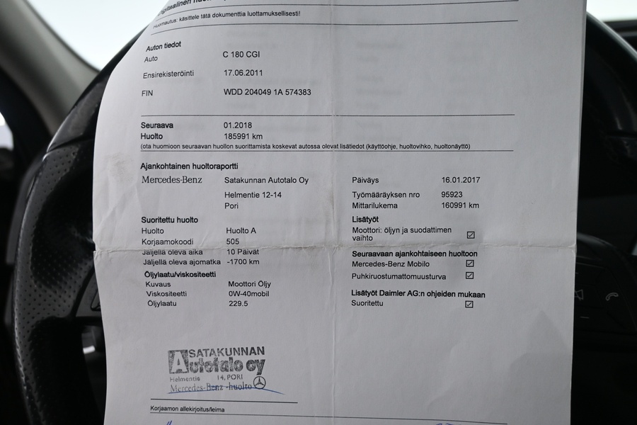 Mercedes-Benz C vaihtoauto