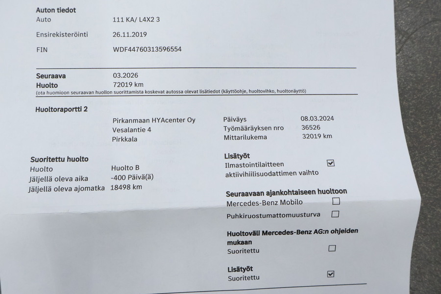 Mercedes-Benz Vito vaihtoauto