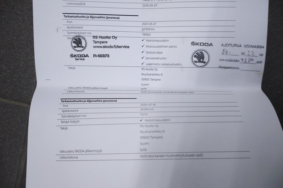 Skoda Fabia vaihtoauto