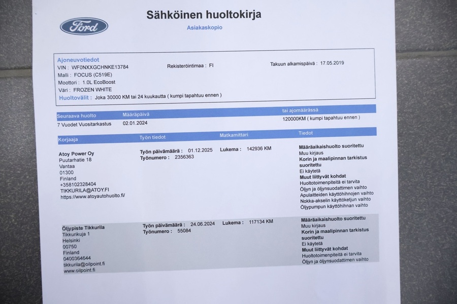 Ford Focus vaihtoauto