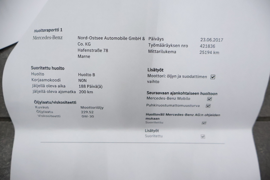 Mercedes-Benz CLA-sarja vaihtoauto