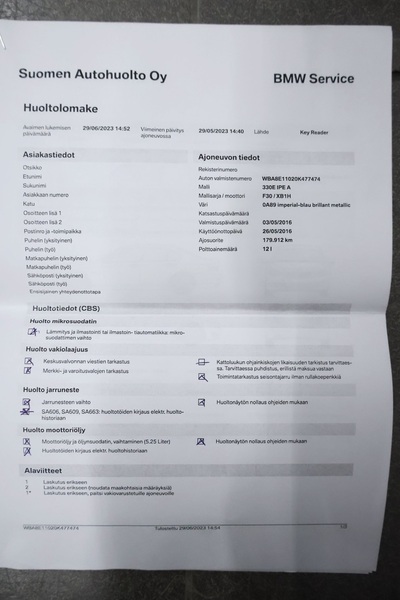 BMW 330 vaihtoauto