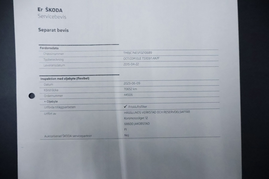 Skoda Octavia vaihtoauto