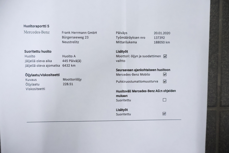 Mercedes-Benz Sprinter vaihtoauto