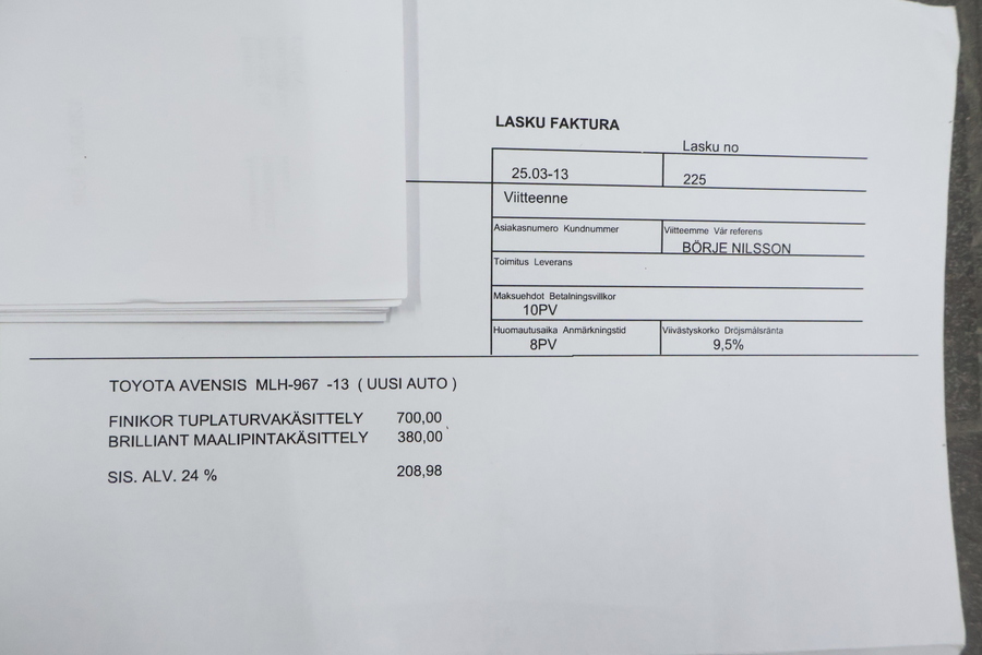 Toyota Avensis vaihtoauto