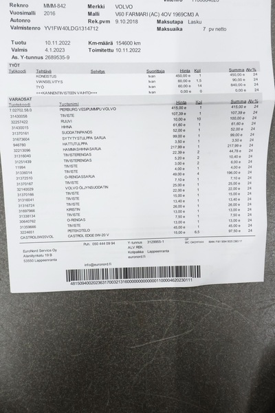 Volvo V60 vaihtoauto