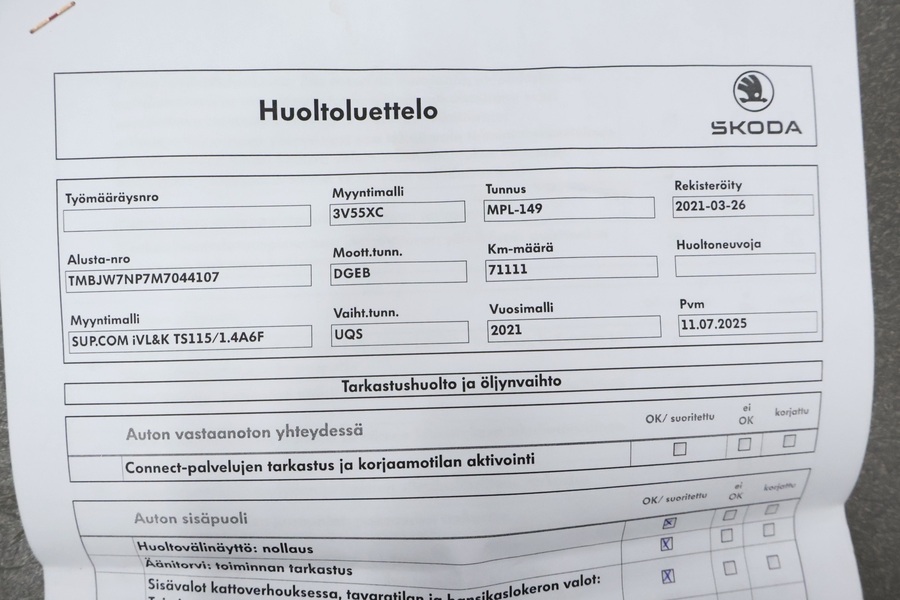 Skoda Superb vaihtoauto