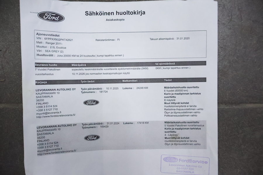 Ford Ranger vaihtoauto