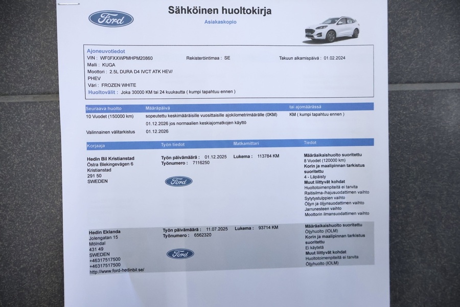 Ford Kuga vaihtoauto
